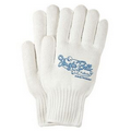 White Knit Gloves